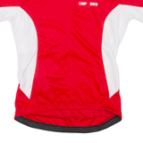 Cycling Mens Jersey Red 1/2 Zip S
