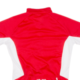 Cycling Mens Jersey Red 1/2 Zip S