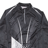 Cycling Mens Jersey Black 1/4 Zip L