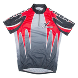 Cycling Mens Jersey Red 1/4 Zip L