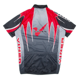 Cycling Mens Jersey Red 1/4 Zip L