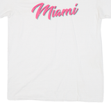 GILDAN Miami Womens T-Shirt White USA M