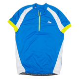 CRIVIT Cycling Mens Jersey Blue 1/4 Zip XL