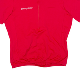 Cycling Mens Jersey Red 1/2 Zip L