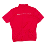 Cycling Mens Jersey Red 1/2 Zip L