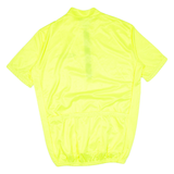 Cycling Mens Jersey Yellow 1/2 Zip M