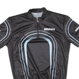 BRUNEX Cycling Mens Jersey Black 1/4 Zip M