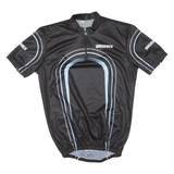 BRUNEX Cycling Mens Jersey Black 1/4 Zip M