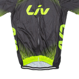 Cycling Mens Jersey Black Full Zip L