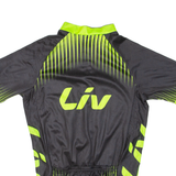 Cycling Mens Jersey Black Full Zip L