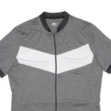 CRANE Cycling Mens Jersey Grey Full Zip XL