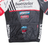 Cycling Mens Jersey Black Full Zip S