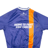 Cycling Mens Jersey Blue 1/2 Zip 3XL