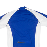 Cycling Mens Jersey Blue 1/2 Zip M