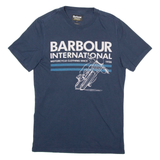 BARBOUR Slim Fit Mens T-Shirt Blue S