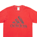 ADIDAS Mens T-Shirt Red M
