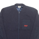 TRAXLER Mens Jacket Blue Wool 2XL