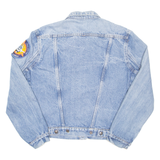 POP 84 Lousma Fullerton Columbia Space Shuttle Mens Denim Jacket Blue S