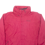 COLUMBIA Womens Coat Red Nylon Hooded XL