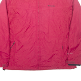 COLUMBIA Womens Coat Red Nylon Hooded XL