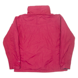 COLUMBIA Womens Coat Red Nylon Hooded XL