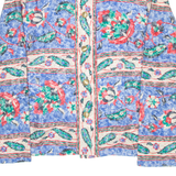 PABLO COLLECTION Womens Printed Blouse Blue Long Sleeve Floral M