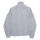 EZ STREET Womens Blouse Grey Long Sleeve Striped S