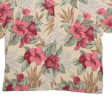 SAG HARBOR Womens Printed Blouse Brown Floral L