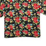 Womens Printed Blouse Red Floral M