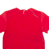 SARA STEPHEN Womens Blouse Red S