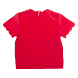 SARA STEPHEN Womens Blouse Red S