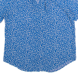 KATHY COMELLI Womens Shirt Blue Collared M