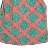 Womens Printed Top Green Sleeveless Crazy Pattern M