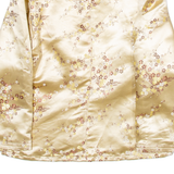ME TOO CREATIONS Womens Printed Shirt Brown Long Sleeve Floral M