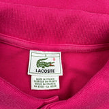 Lacoste Polo Shirt - Large Pink Cotton