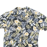 JACK AND JONES Mens Shirt Black Floral S