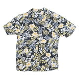 JACK AND JONES Mens Shirt Black Floral S