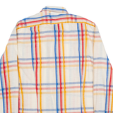 WALDE Swiss MODA Mens Shirt Cream Check Long Sleeve L