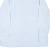 BARBADOS Casual Wear Mens Plain Shirt Blue Long Sleeve L