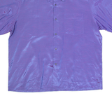 Mens Plain Shirt Purple XL