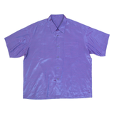 Mens Plain Shirt Purple XL