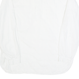 ASHANTI Mens Plain Shirt White Long Sleeve S