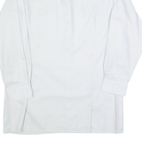 CHEMISERIE FREY Mens Plain Shirt Grey Long Sleeve L