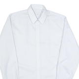 LINEAHB Mens Plain Shirt Grey Long Sleeve M