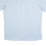 RENATO CAVALLI Mens Plain Shirt Blue L