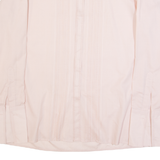 M CLUB Mens Formal Shirt Pink 90s Long Sleeve L