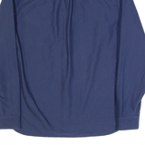 LYLE & SCOTT Mens Plain Shirt Blue Long Sleeve M