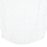TIPPOS Mens Plain Shirt White Long Sleeve L