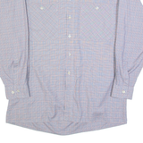 WEIDER MEIDER Mens Shirt Blue Check Long Sleeve L
