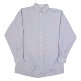 WEIDER MEIDER Mens Shirt Blue Check Long Sleeve L